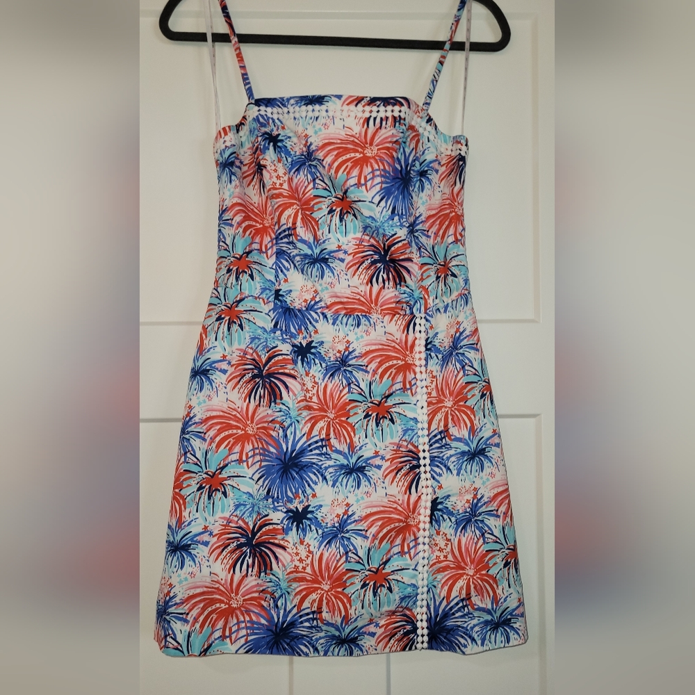Lilly Pulitzer Feeling Sparks Jess Romper Size 8